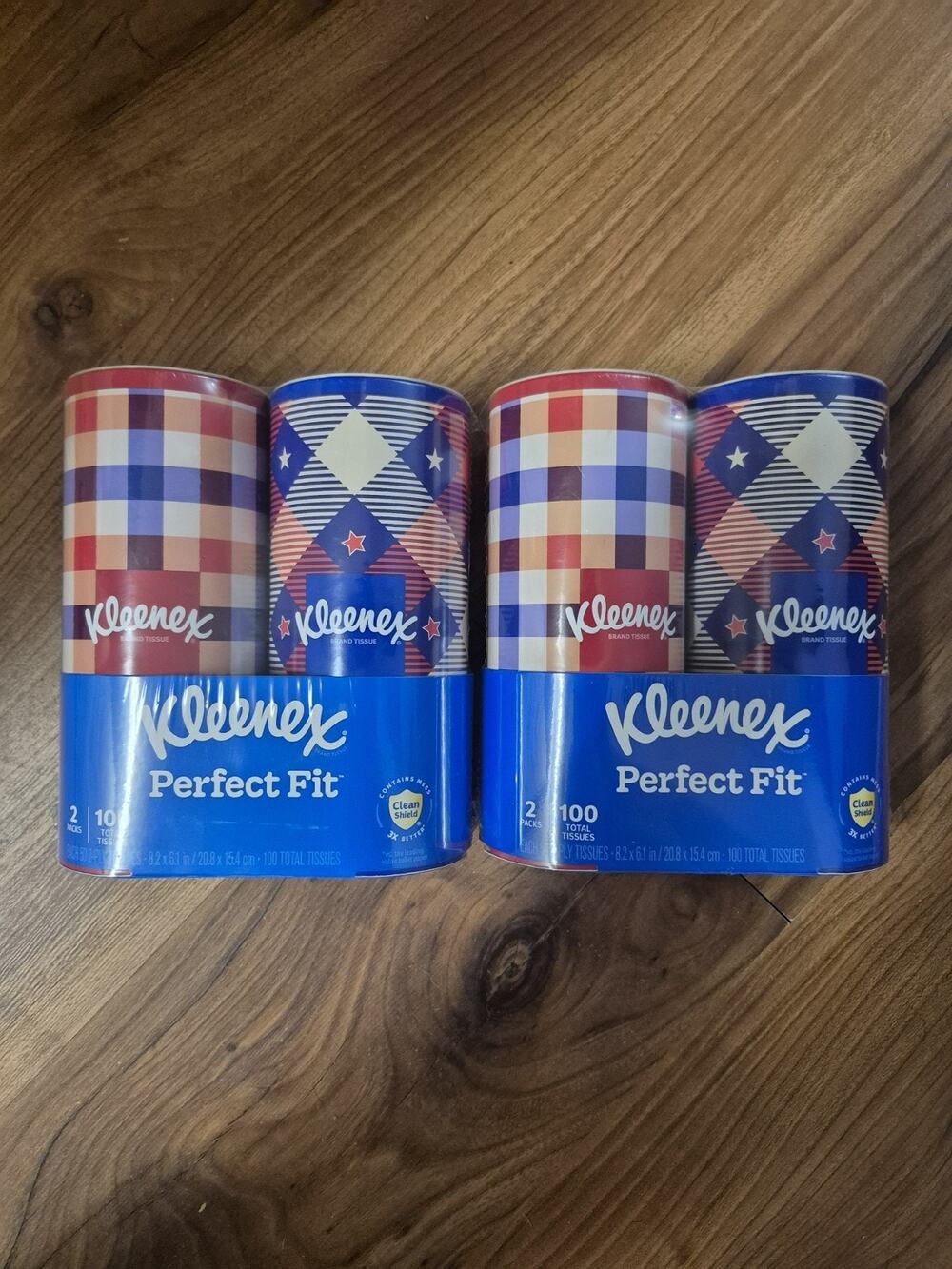 Perfect Fit Tissues, Car Tissues, 50 Tissues per Canister, 4 Count Canisters S15